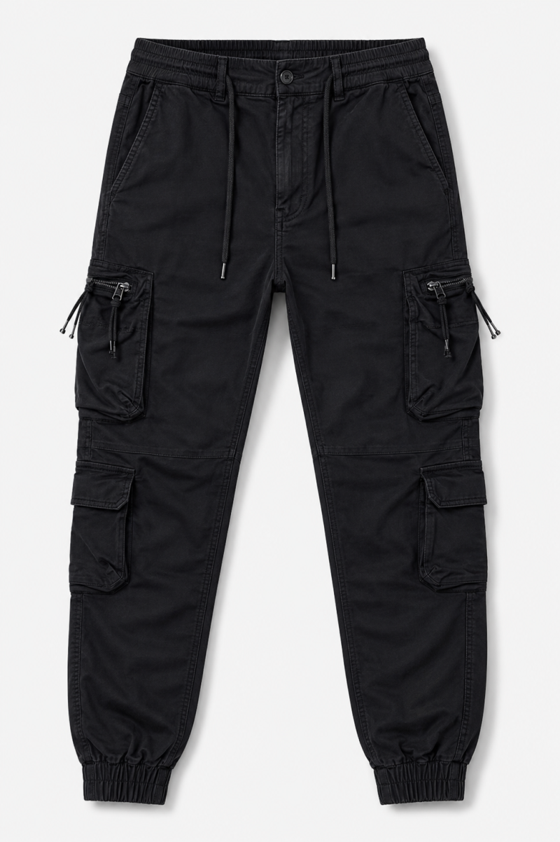 thumb_6a11247ef11b1.png Men's Black Tactical Cargo Joggers – Premium Streetwear Pants