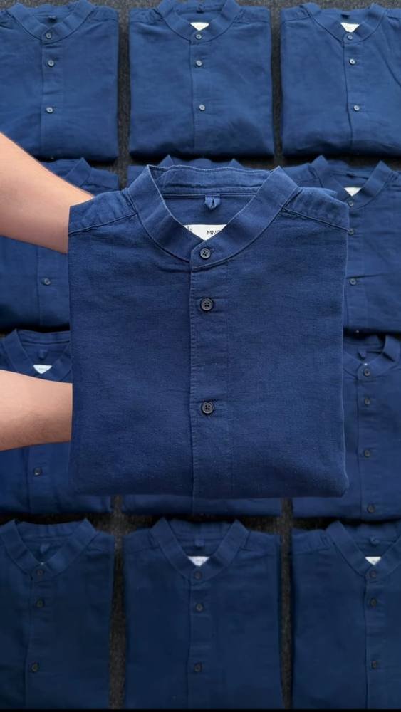 mens-navy-blue-mandarin-collar-linen-shirt-v2